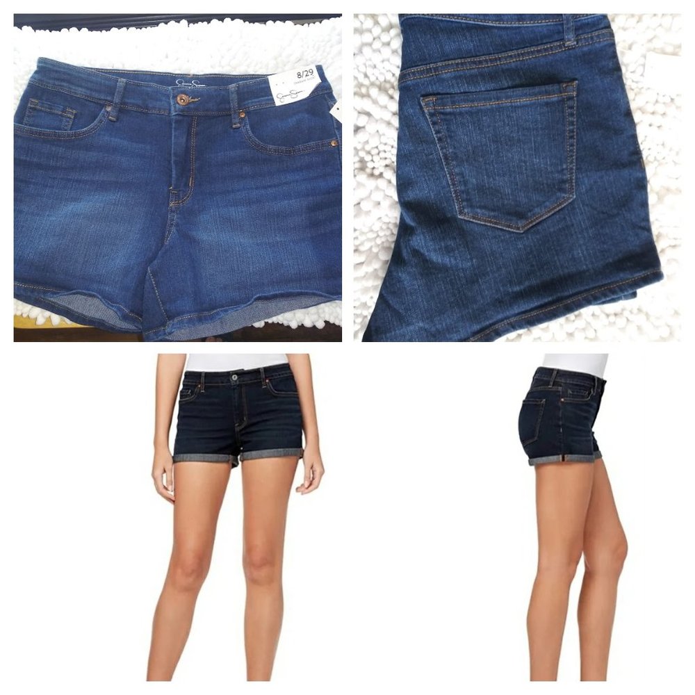 NWT!!! JESSICA SIMPSON Denim Jean Charmer Shorts Women's Size 8/29